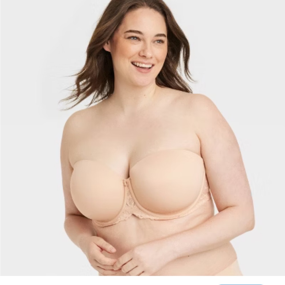 Auden push up bra in nude strapless size 40DD 2/$30